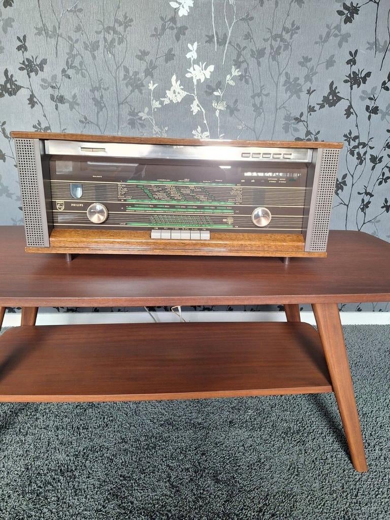 Hele mooie Philips biampli radio, Audio, Tv en Foto, Radio's, Ophalen, Zo goed als nieuw
