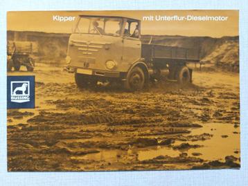 BÜSSING Type Kipper Mit Unterflur Motor Brochure / Folder beschikbaar voor biedingen