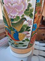 Oosterse Japanse Chinese vaas vogel floral goud, Ophalen of Verzenden