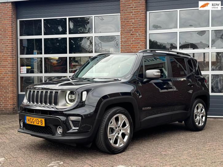 Jeep Renegade 1.0T Limited, Navi, Pano dak, Adapt cruise, 18, Auto's, Jeep, Bedrijf, Te koop, Renegade, ABS, Adaptive Cruise Control