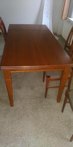 Eethoek kersenhout 6 persoons, Huis en Inrichting, Tafels | Eettafels, Ophalen, 200 cm of meer, 50 tot 100 cm, Zo goed als nieuw