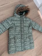 Winterjas groen met bloemetjes maat 116, Ophalen of Verzenden, Zo goed als nieuw, Meisje, Jas