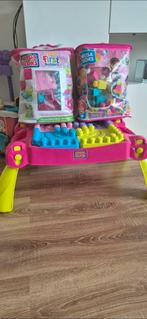 Megabloks inklapbare tafel met 2 zakken, Ophalen, Gebruikt