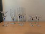 Orrefors Intermezzo Blue glazen, Verzamelen, Glas en Borrelglaasjes, Ophalen, Gebruikt, Overige typen