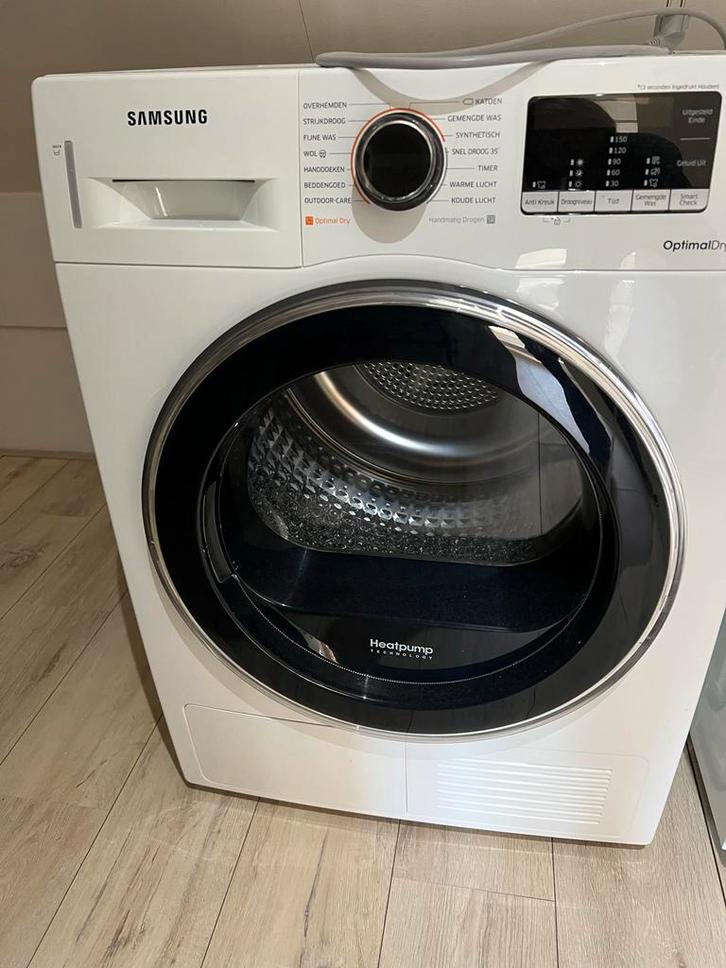 Samsung Warmtepompdroger - Zo goed als nieuw!, Witgoed en Apparatuur, Wasdrogers, Zo goed als nieuw, Condens, Voorlader, 6 tot 8 kg