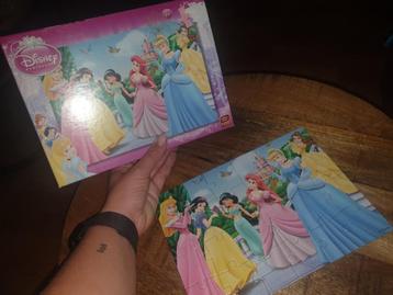 Disney Prinsessen Puzzel - 24 Stukjes leuk sinterklaas kado beschikbaar voor biedingen