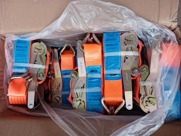 Nieuwe Spanbanden 9 meter lang in 5 ton's uitvoering  beschikbaar voor biedingen