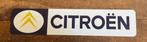 CITROEN merk logo kentekenplaat, Ophalen of Verzenden, Zo goed als nieuw, Auto's