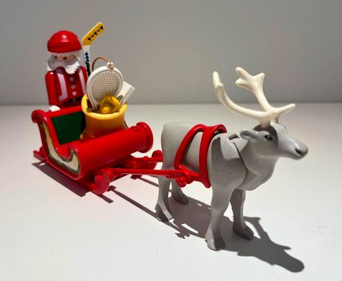Playmobil kerstman met arreslee, Kinderen en Baby's, Speelgoed | Playmobil, Zo goed als nieuw, Complete set, Ophalen of Verzenden