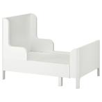 Ikea BUSUNGE. Meegroeibed, wit, 80x200 cm, Huis en Inrichting, Slaapkamer | Stapelbedden en Hoogslapers, Ophalen, Eenpersoons