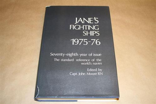 Boek. Jane's Fighting Ships. 1975-76., Verzamelen, Scheepvaart, Gebruikt, Boek of Tijdschrift, Motorboot, Ophalen of Verzenden
