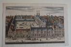 AMSTERDAM PRINSENHOF STADHUIS GRAVURE 1663 O. DAPPER E31, Antiek en Kunst, Kunst | Etsen en Gravures, Verzenden