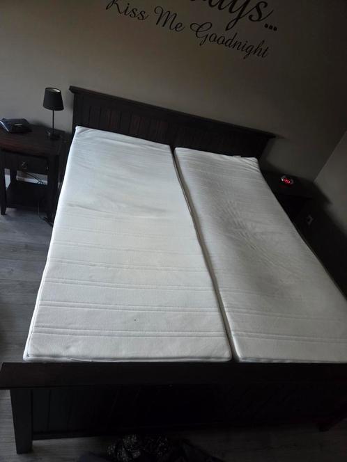 2 persoons bed met elektrisch verstelbare bodems, Huis en Inrichting, Slaapkamer | Bedden, Gebruikt, Tweepersoons, 160 cm, 200 cm