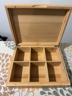 Bamboe Theedoos, Ophalen of Verzenden, Zo goed als nieuw