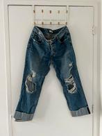 Girlfriend ripped jeans, Kleding | Dames, Spijkerbroeken en Jeans, Blauw, Stradivarius, Ophalen of Verzenden, Zo goed als nieuw