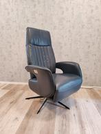 Hjort Knudsen elektrische leren relax fauteuil, Huis en Inrichting, Fauteuils, Ophalen of Verzenden, Zo goed als nieuw, Hjort knudsen