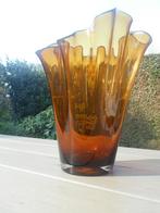design glazen bloemenvaas, Ophalen, Oranje, Minder dan 50 cm, Glas