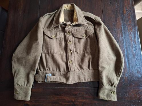Britse battledress jas 1945 size 9!, Verzamelen, Militaria | Tweede Wereldoorlog, Kleding of Schoenen, Engeland, Verzenden
