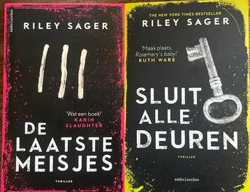 2 x Riley Sager, sluit alle deuren, de laatste meisjes beschikbaar voor biedingen