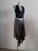 Mandarin Mint overslag rok, viscose, maat 38, NIEUW, Verzenden, Nieuw, Maat 38/40 (M), Grijs