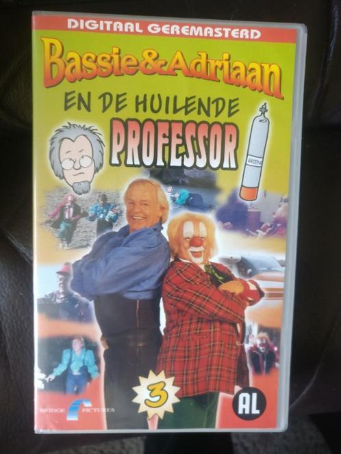 Bassie & Adriaan en de huilende professor Deel 3 2002, Cd's en Dvd's, VHS | Kinderen en Jeugd, Kinderprogramma's en -films, Alle leeftijden