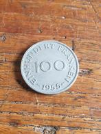 Saarland, 100 Franken 1955 (wb), Ophalen of Verzenden, Overige landen