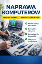 Naprawa komputerów – szybka pomoc – od 120€ – Den Haag, Ophalen, Refurbished