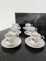 Vintage Kop en Schotels set van 6, Antiek en Kunst, Antiek | Servies compleet, Ophalen of Verzenden
