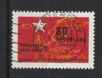 nvph 1723 kaart van Europa 1997, Postzegels en Munten, Verzenden, Na 1940, Gestempeld