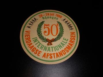 Heineken viltje 50e Vierdaagse afstandsmars Nijmegen 1966 beschikbaar voor biedingen