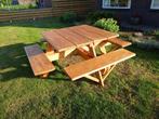 Picknicktafel --- NIEUW --- Douglas, Ophalen, Nieuw, Rechthoekig, Hout