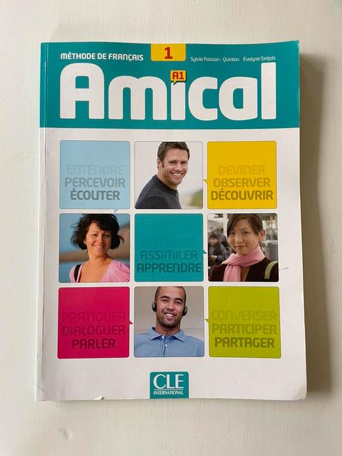 S.POISSON-QUINTON - AMICAL NIV 1 ELEVE + CD AUDIO, Boeken, Taal | Frans, Zo goed als nieuw, Ophalen of Verzenden