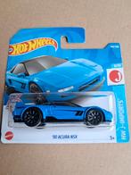 Hot Wheels '90 Acura NSX blauw Honda nieuw in verpakking, Hobby en Vrije tijd, Modelauto's | Overige schalen, Ophalen of Verzenden