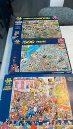 3 Jan van Haasteren puzzels 1500 st. Compleet!, Hobby en Vrije tijd, Denksport en Puzzels, Ophalen of Verzenden, 500 t/m 1500 stukjes
