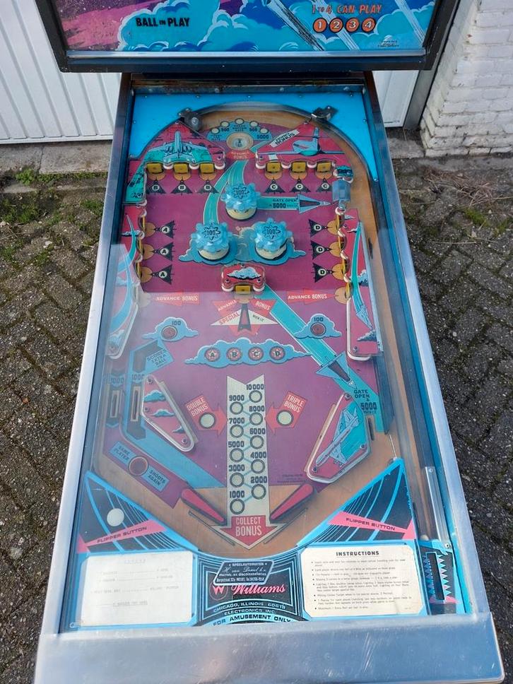 Vintage flipperkast, Verzamelen, Automaten | Flipperkasten, Gebruikt, Flipperkast, Ophalen of Verzenden