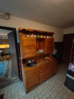 Vintage houten buffetkast, Huis en Inrichting, Barren, Ophalen, Gebruikt