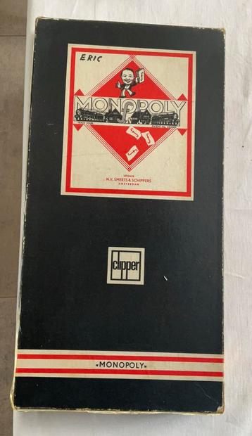 Monopoly clipper vintage zwarte doos beschikbaar voor biedingen