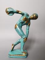 Brons beeldje sculptuur discuswerper atletiek Olympische spe, Verzenden