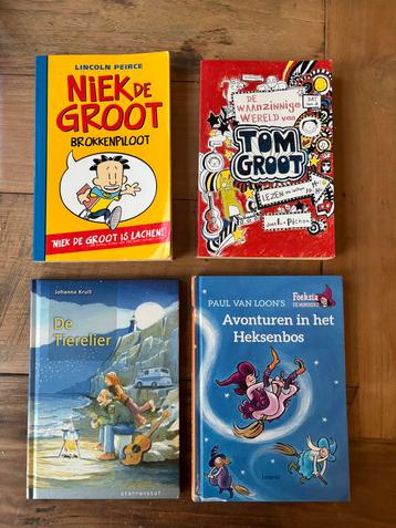Kinderboeken Tom Groot, Niek de Groot, Foeksia en Tierelier beschikbaar voor biedingen