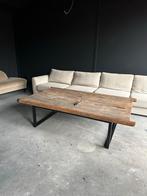 Unieke Salontafel van Oude Houten Deur, Huis en Inrichting, Tafels | Salontafels, Ophalen, Gebruikt, 100 tot 150 cm, 50 tot 75 cm