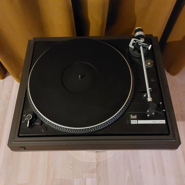 Dual 505 platenspeler voor de opknapper en/ of onderdelen, Audio, Tv en Foto, Platenspelers, Niet werkend, Platenspeler, Dual