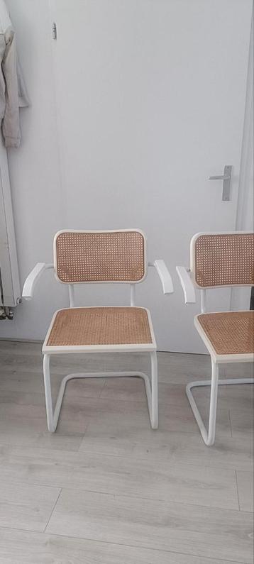 Vintage Buisframe Webbing Stoelen beschikbaar voor biedingen