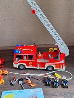 Playmobil brandweer ladderwagen (9463 + 9467 + 6586), Kinderen en Baby's, Speelgoed | Playmobil, Ophalen of Verzenden, Zo goed als nieuw