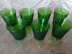 Echt vintage groene glazen, Verzamelen, Glas en Borrelglaasjes, Ophalen of Verzenden, Zo goed als nieuw, Overige typen