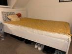 IKEA Brusali bed frame with Hamarvik mattress 160x200, Ophalen, Wit, Tweepersoons, Zo goed als nieuw