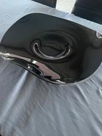 Prachtige zwart glazen schaal, Antiek en Kunst, Ophalen