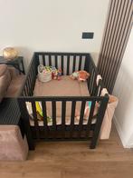 Cabino Baby Box Nova Zwart - icl matras en toebehoren, Ophalen, Zo goed als nieuw, Rechthoekig, In hoogte verstelbaar