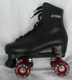 Mooie zwarte lederen OTRS rolschaatsen, rollerskates maat 38, Sport en Fitness, Overige merken, Overige typen, Ophalen of Verzenden