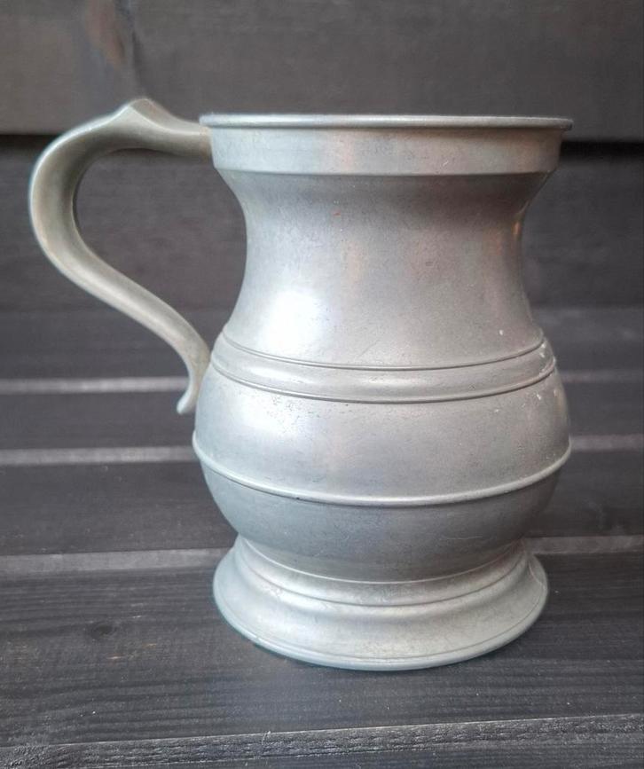 Bierpul tin Vintage München Duitsland., Antiek en Kunst, Antiek | Tin, Ophalen of Verzenden