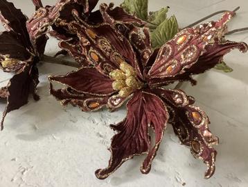 3 mooie kunstbloemen kunst nep bloemen glitters decoratie beschikbaar voor biedingen
